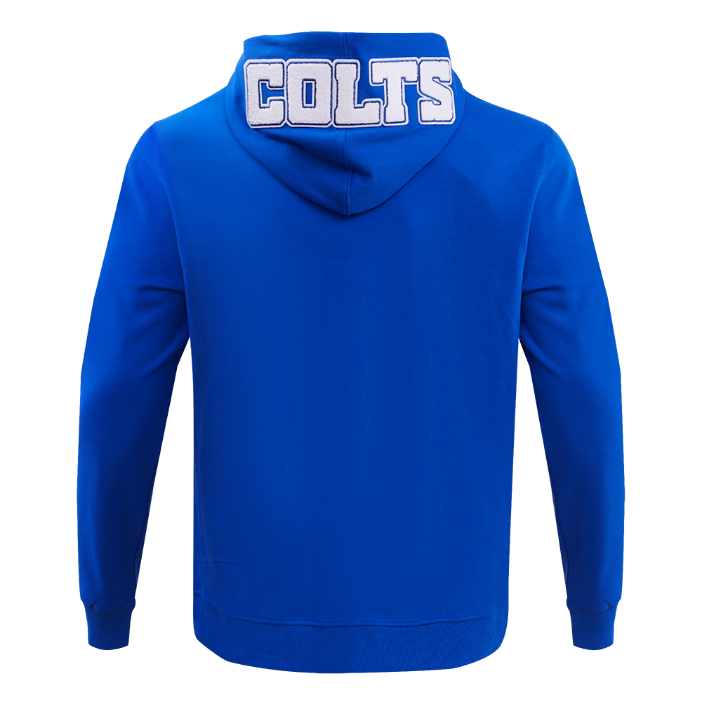 NFL INDIANAPOLIS COLTS CLASSIC CHENILLE ZIP HOODIE (ROYAL BLUE)
