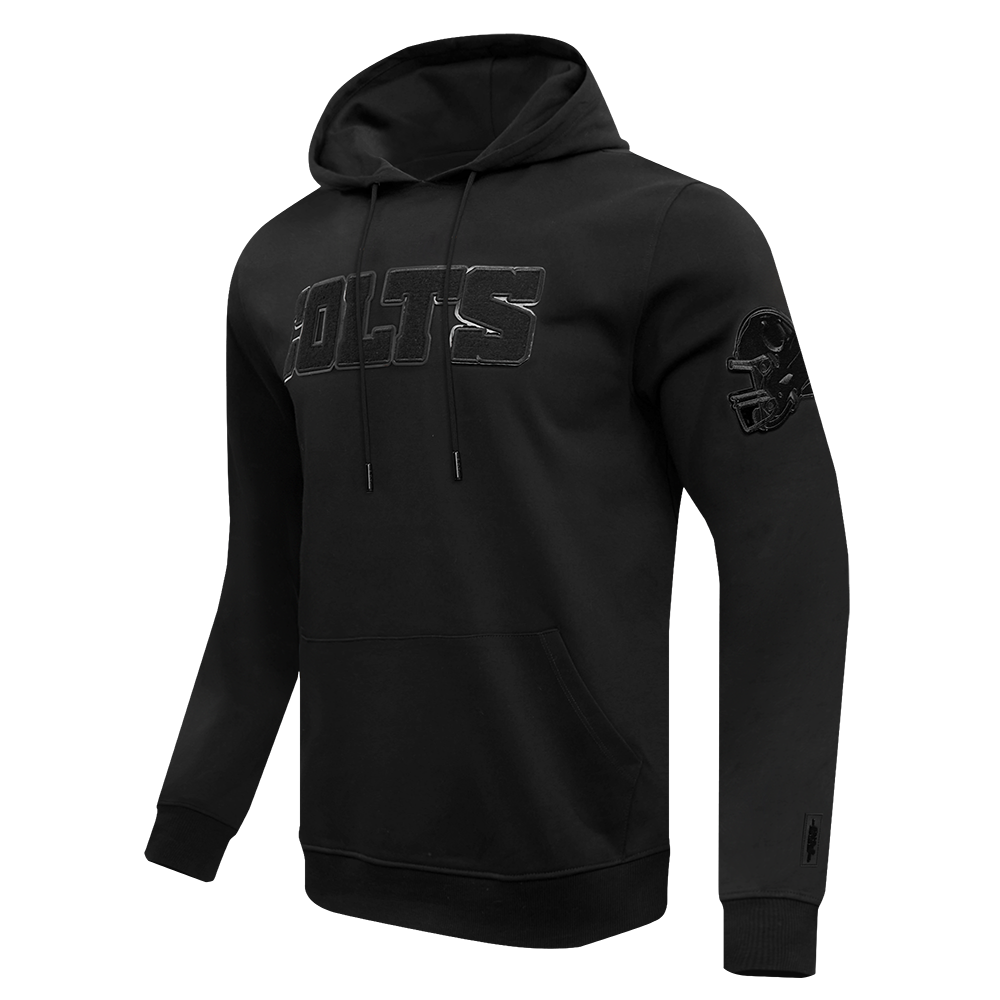 NFL INDIANAPOLIS COLTS TRIPLE BLACK PO HOODIE (TRIPLE BLACK)