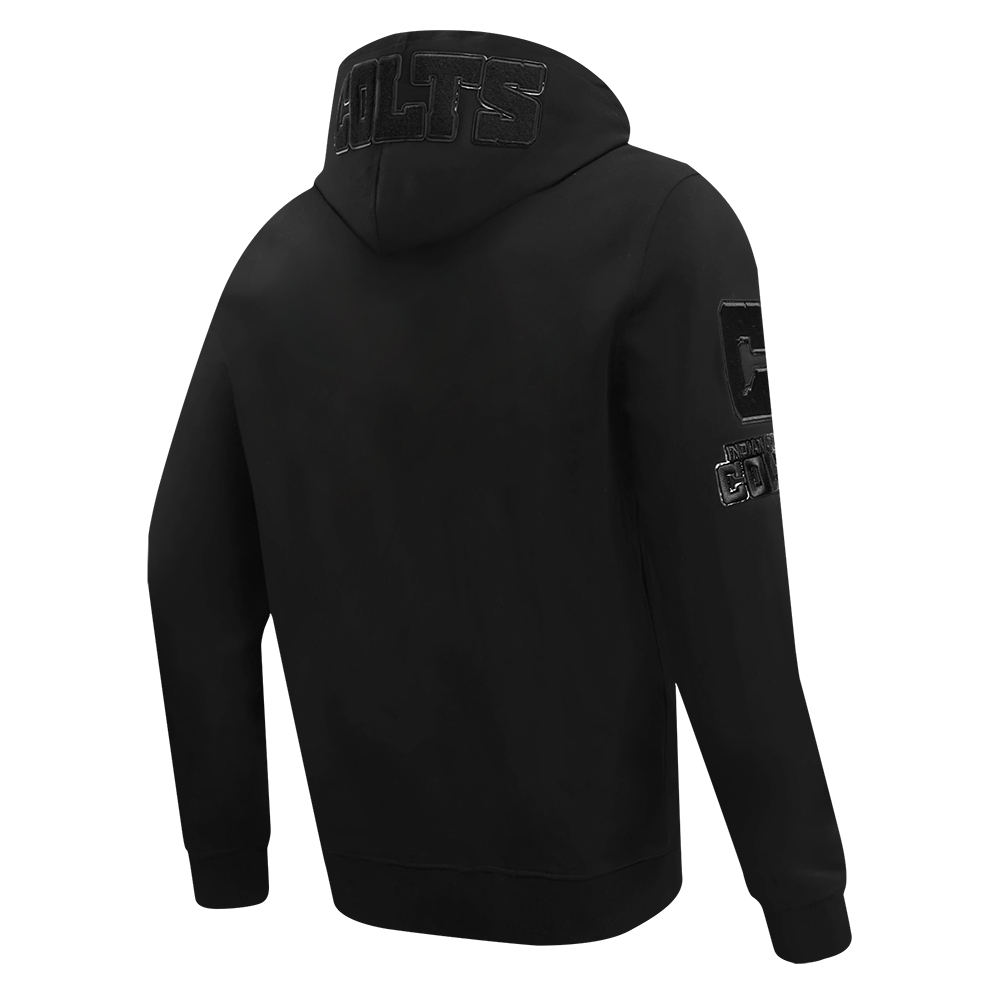 NFL INDIANAPOLIS COLTS TRIPLE BLACK PO HOODIE (TRIPLE BLACK)