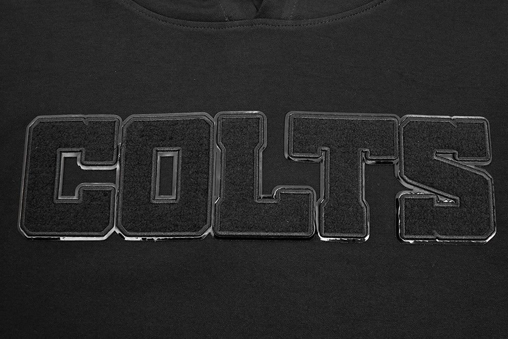 NFL INDIANAPOLIS COLTS TRIPLE BLACK PO HOODIE (TRIPLE BLACK)
