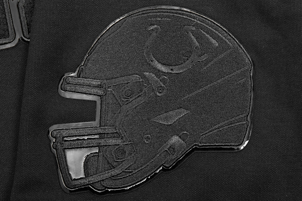 NFL INDIANAPOLIS COLTS TRIPLE BLACK PO HOODIE (TRIPLE BLACK)