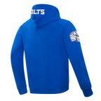 NFL INDIANAPOLIS COLTS OLD ENGLISH CHANDAIL À CAPUCHON EN MOLLETON POUR HOMME (BLEU ROYAL)
