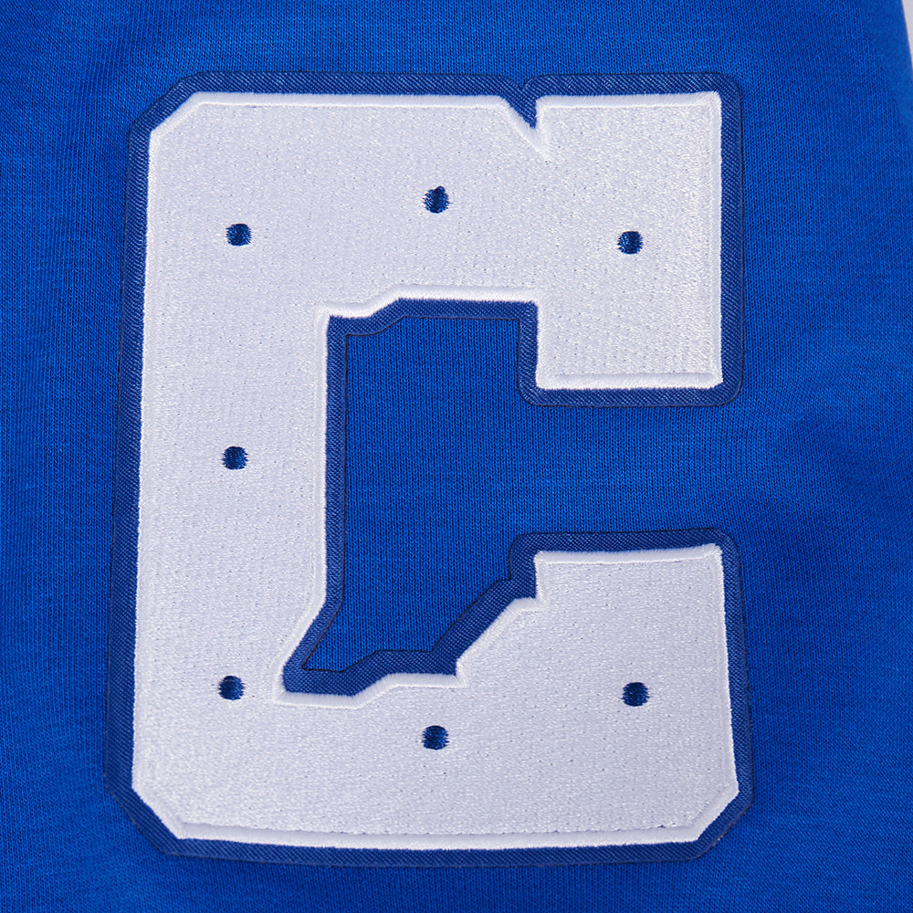 NFL INDIANAPOLIS COLTS OLD ENGLISH CHANDAIL À CAPUCHON EN MOLLETON POUR HOMME (BLEU ROYAL)