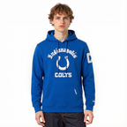 NFL INDIANAPOLIS COLTS OLD ENGLISH CHANDAIL À CAPUCHON EN MOLLETON POUR HOMME (BLEU ROYAL)