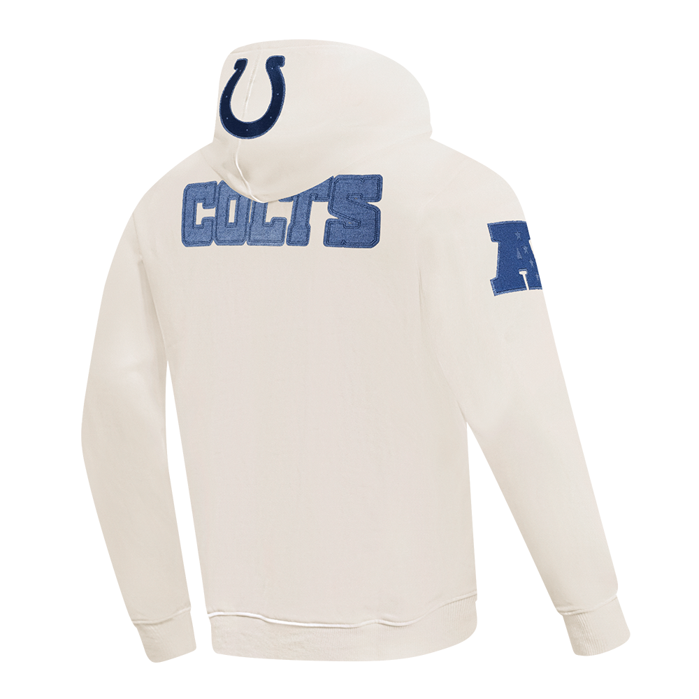 NFL INDIANAPOLIS COLTS VARSITY BLUES MEN'S FLC PO HOODIE (LINEN)