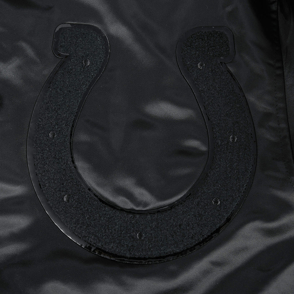 NFL INDIANAPOLIS COLTS TRIPLE BLACK BLOUSON EN SATIN POUR HOMME (TRIPLE NOIR HOMME)