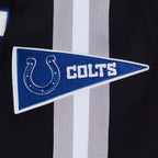 NFL INDIANAPOLIS COLTS BLOUSON PRO GAME DAY EN MAILLE DOUBLE POUR HOMME (NOIR/ARGENT/BLANC)