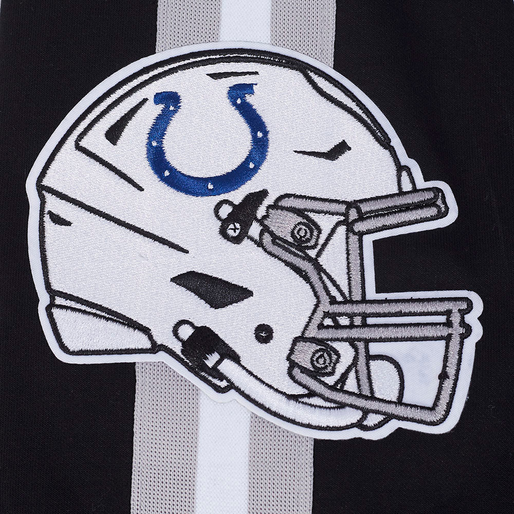 NFL INDIANAPOLIS COLTS BLOUSON PRO GAME DAY EN MAILLE DOUBLE POUR HOMME (NOIR/ARGENT/BLANC)