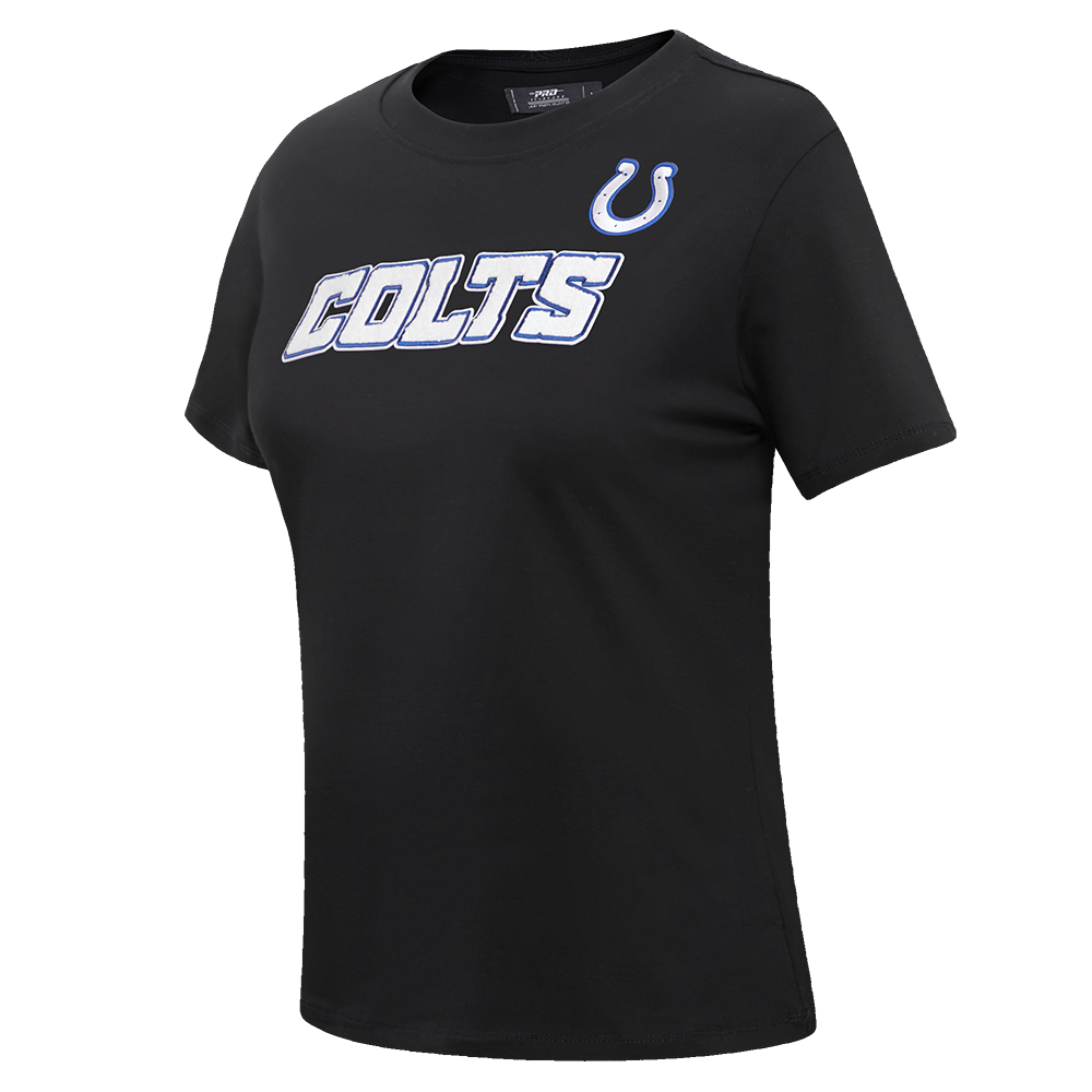 NFL INDIANAPOLIS COLTS CLASSIC SINGLE JERSEY SLIM FIT TEE (BLACK)