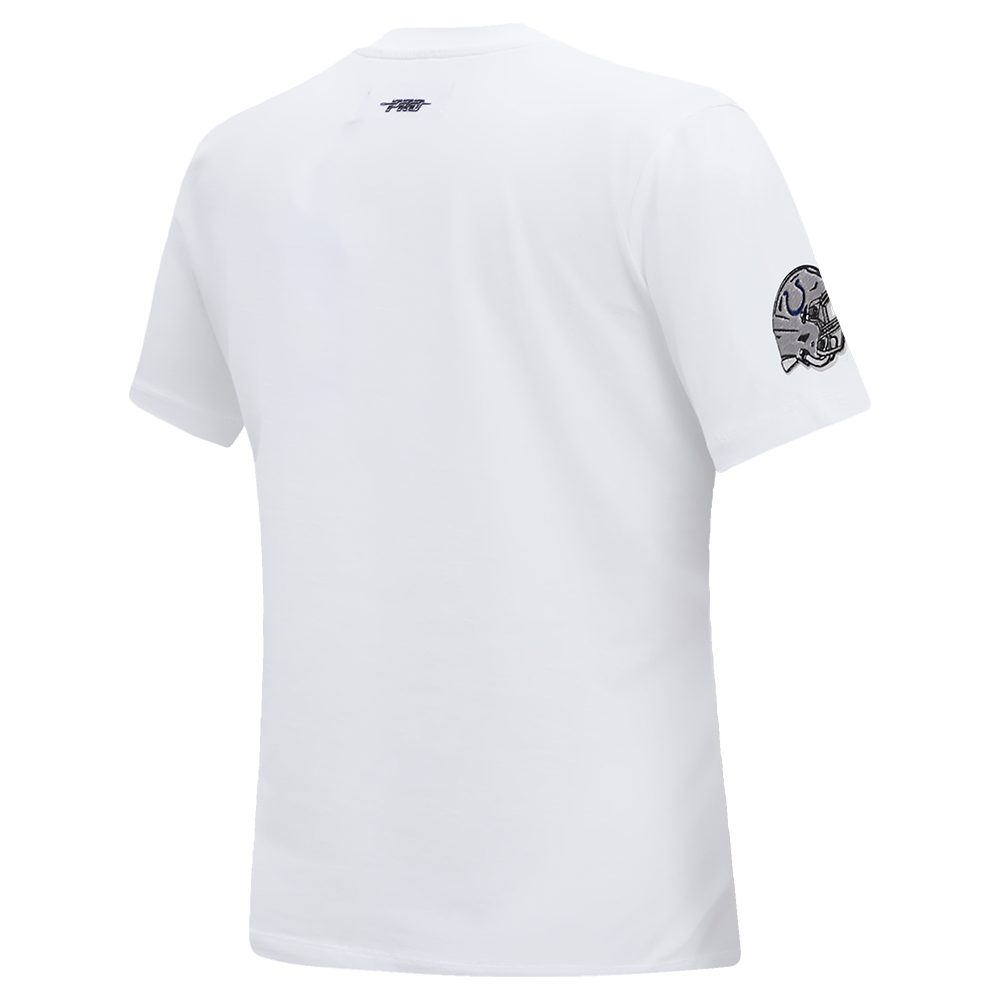 NFL INDIANAPOLIS COLTS CLASSIC T-SHIRT AJUSTÉ EN JERSEY SIMPLE (BLANC)