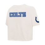 NFL INDIANAPOLIS COLTS VARSITY BLUES WOMEN'S  SJ BOXY TEE (LINEN)