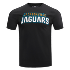 NFL JACKSONVILLE JAGUARS CLASSIC CHENILLE MEN'S   TEE (BLACK)