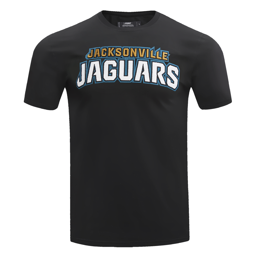 NFL JACKSONVILLE JAGUARS CLASSIC CHENILLE MEN'S   TEE (BLACK)