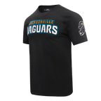 NFL JACKSONVILLE JAGUARS CLASSIC CHENILLE MEN'S   TEE (BLACK)