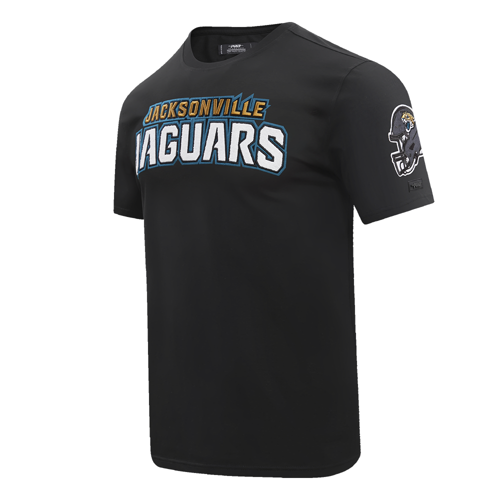 NFL JACKSONVILLE JAGUARS CLASSIC CHENILLE MEN'S   TEE (BLACK)