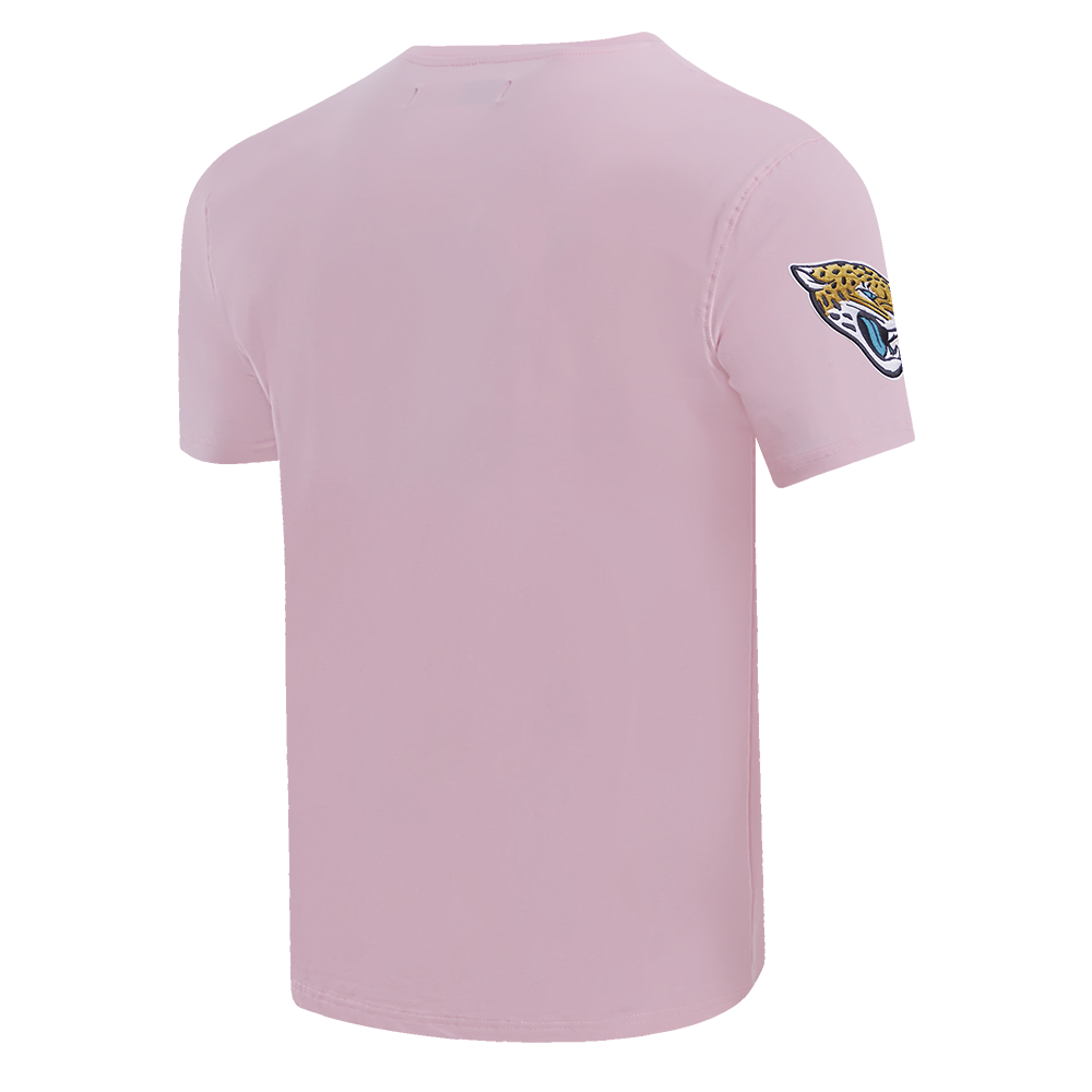 NFL JACKSONVILLE JAGUARS CLASSIC CHENILLE SINGLE JERSEY TEE (PINK)