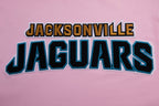NFL JACKSONVILLE JAGUARS CLASSIC CHENILLE SINGLE JERSEY TEE (PINK)
