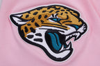 NFL JACKSONVILLE JAGUARS CLASSIC CHENILLE SINGLE JERSEY TEE (PINK)
