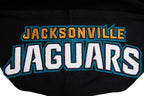 NFL JACKSONVILLE JAGUARS CLASSIC CHENILLE CHANDAIL À CAPUCHON EN MAILLE DOUBLE À GLISSIÈRE POUR HOMME (NOIR)