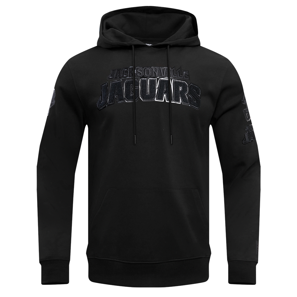 NFL JACKSONVILLE JAGUARS TRIPLE BLACK PO HOODIE (TRIPLE BLACK)