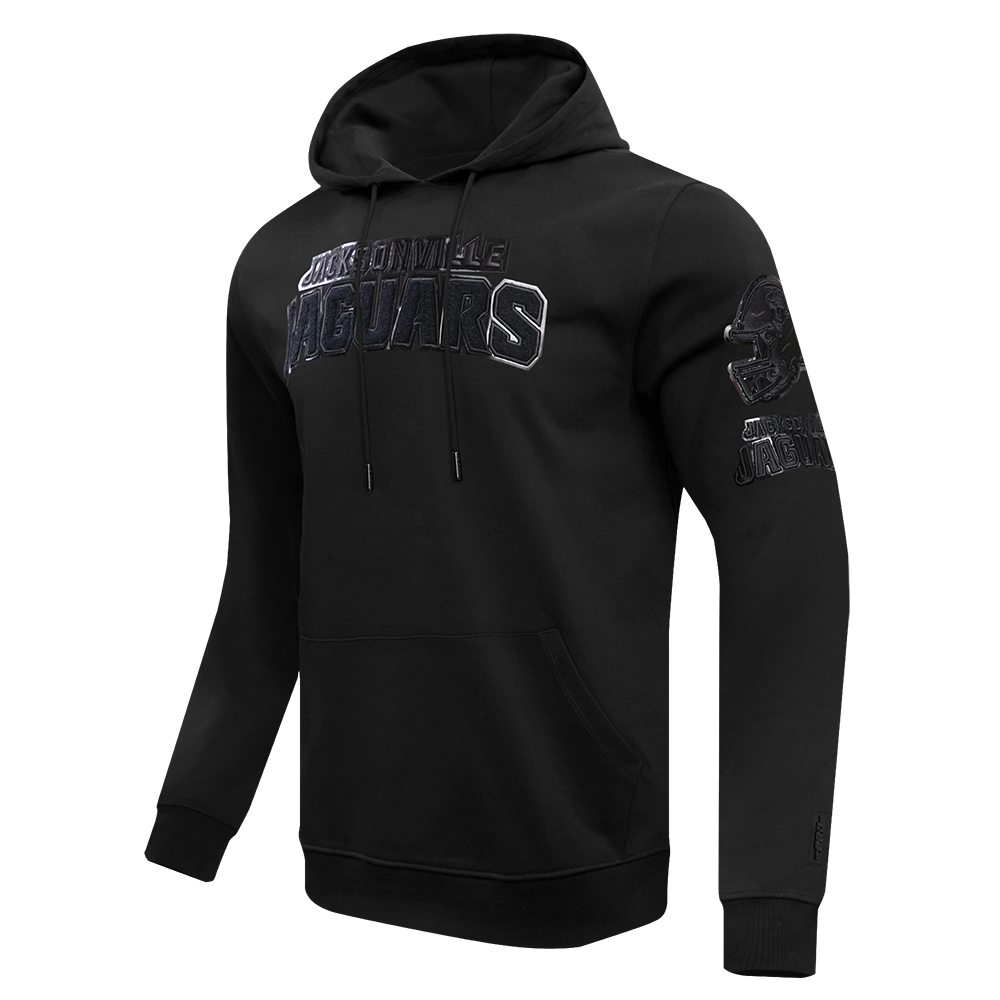 NFL JACKSONVILLE JAGUARS TRIPLE BLACK PO HOODIE (TRIPLE BLACK)