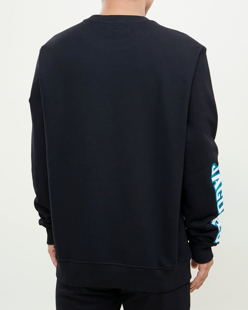 NFL JACKSONVILLE JAGUARS CLASSIC MEN'S CREWNECK (BLACK)