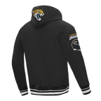 NFL JACKSONVILLE JAGUARS MASHUP MEN'S RIB PO HOODIE (BLACK)