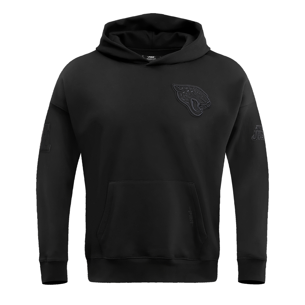 NFL JACKSONVILLE JAGUARS NEUTRAL CHANDAIL À CAPUCHON À ÉPAULES TOMBANTES POUR HOMME (NOIR)