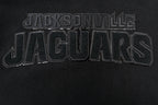 NFL JACKSONVILLE JAGUARS TRIPLE BLACK MEN'S WOOL VARSITY JACKET (TRIPLE BLACK MEN'S)