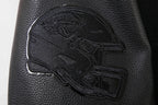 NFL JACKSONVILLE JAGUARS TRIPLE BLACK MEN'S WOOL VARSITY JACKET (TRIPLE BLACK MEN'S)