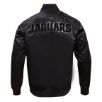 NFL JACKSONVILLE JAGUARS TRIPLE BLACK BLOUSON EN SATIN POUR HOMME (TRIPLE NOIR HOMME)