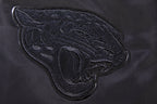 NFL JACKSONVILLE JAGUARS TRIPLE BLACK BLOUSON EN SATIN POUR HOMME (TRIPLE NOIR HOMME)