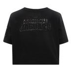 NFL JACKSONVILLE JAGUARS CLASSIC 3BK SINGLE JERSEY BOXY TEE (TRIPLE BLACK WOMEN'S)