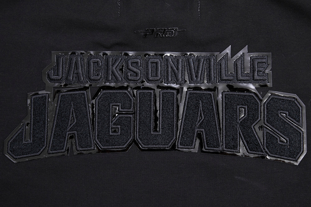 NFL JACKSONVILLE JAGUARS CLASSIC 3BK SINGLE JERSEY BOXY TEE (TRIPLE BLACK WOMEN'S)
