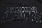 NFL JACKSONVILLE JAGUARS CLASSIC 3BK SINGLE JERSEY BOXY TEE (TRIPLE BLACK WOMEN'S)