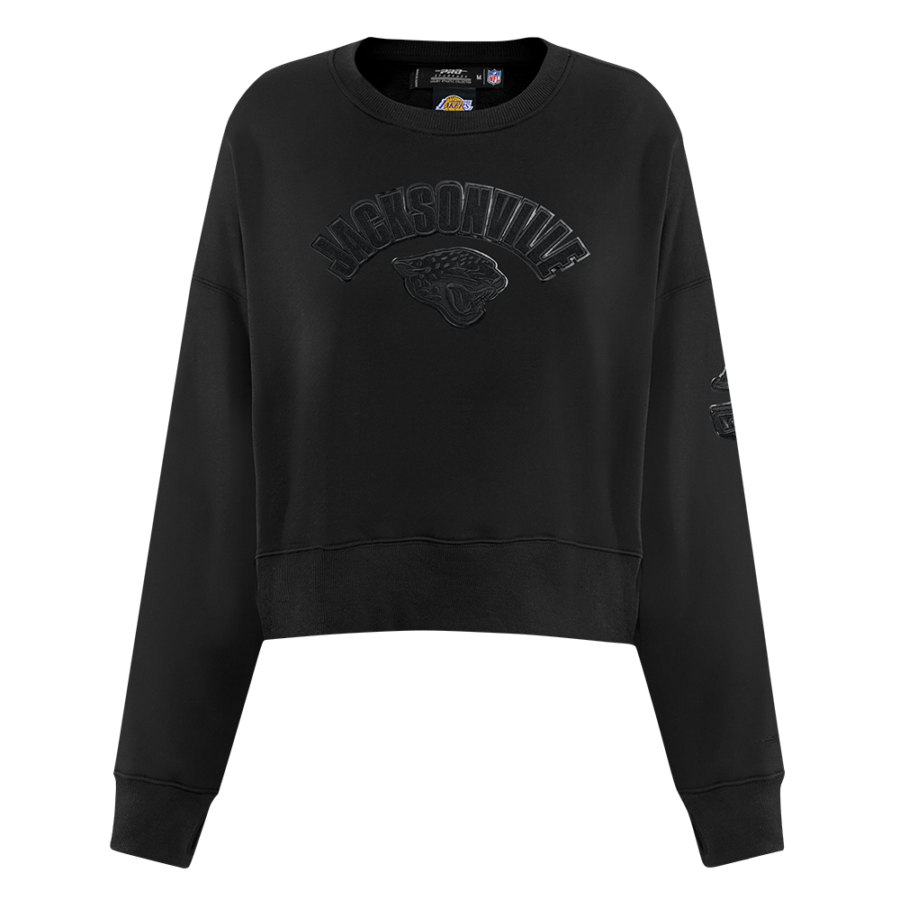 NFL JACKSONVILLE JAGUARS CLASSIC 3BK CHANDAIL OUATÉ À COL ROND POUR FEMME (TRIPLE NOIR)