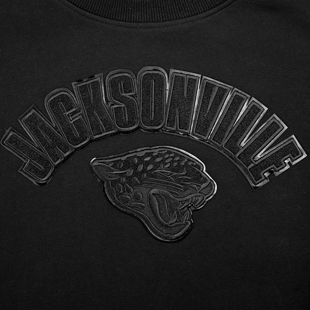 NFL JACKSONVILLE JAGUARS CLASSIC 3BK CHANDAIL OUATÉ À COL ROND POUR FEMME (TRIPLE NOIR)