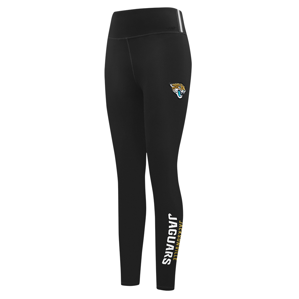 NFL JACKSONVILLE JAGUARS CLASSIC WOMEN'S HW JERSEY LEGGING (BLACK)