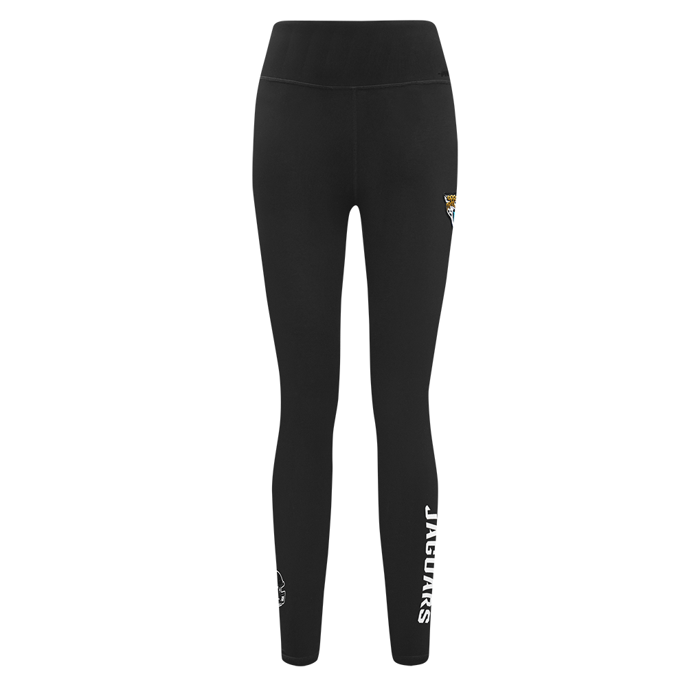 NFL JACKSONVILLE JAGUARS CLASSIC WOMEN'S HW JERSEY LEGGING (BLACK)