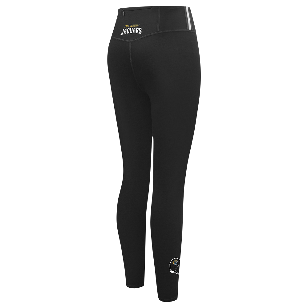NFL JACKSONVILLE JAGUARS CLASSIC WOMEN'S HW JERSEY LEGGING (BLACK)