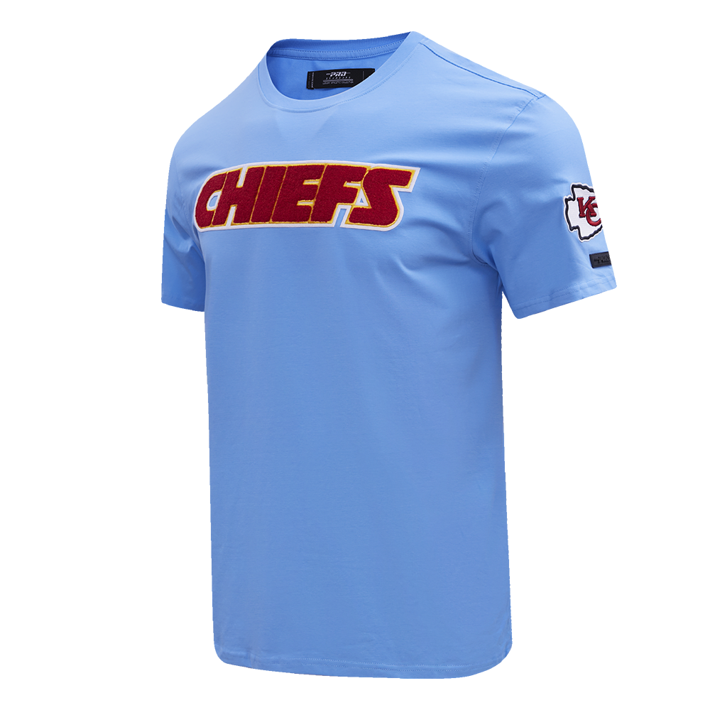 NFL KANSAS CITY CHIEFS CLASSIC CHENILLE MEN'S TEE (UNIVERSITY BLUE)