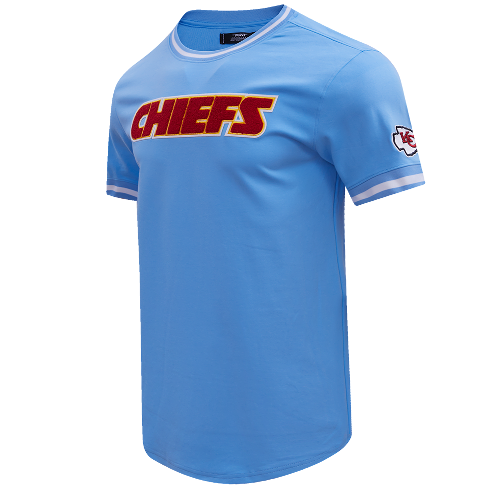 NFL KANSAS CITY CHIEFS CLASSIC CHENILLE MEN'S TEE (UNIVERSITY BLUE)