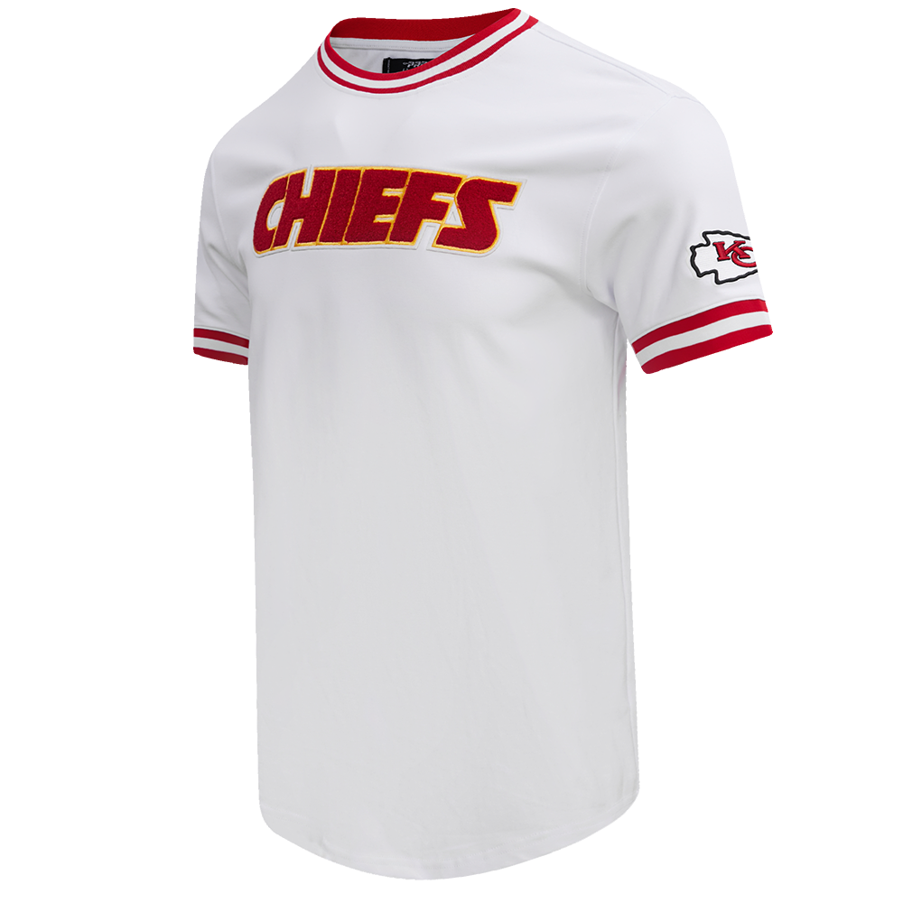 NFL KANSAS CITY CHIEFS CLASSIC CHENILLE MEN'S TEE (WHITE)