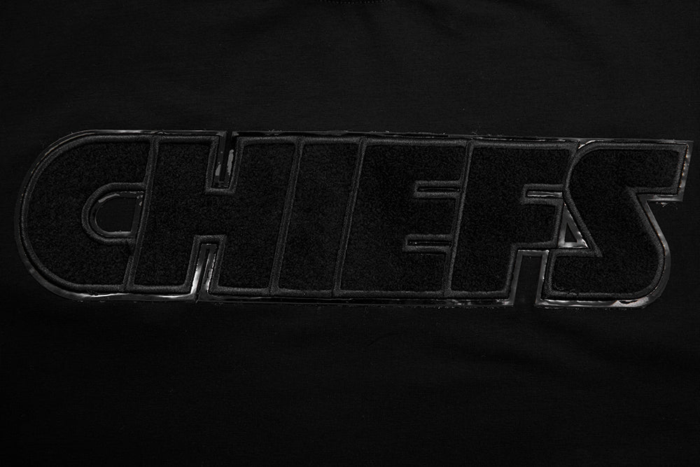 NFL KANSAS CITY CHIEFS TRIPLE BLACK T-SHIRT POUR HOMME (TRIPLE NOIR)