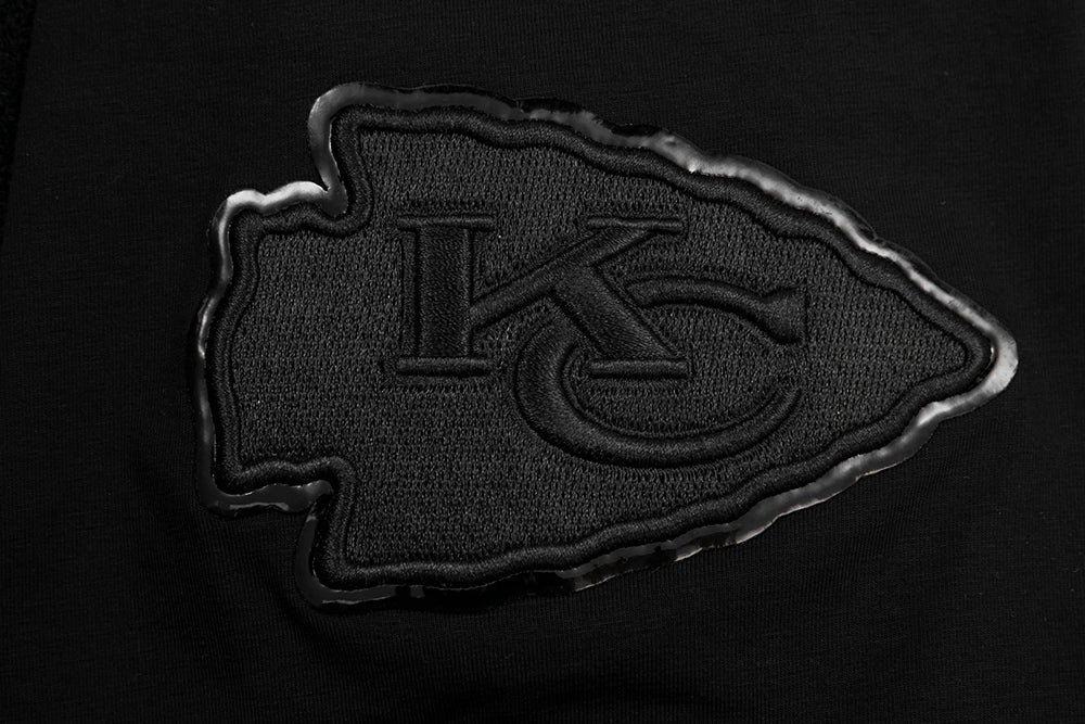 NFL KANSAS CITY CHIEFS TRIPLE BLACK T-SHIRT POUR HOMME (TRIPLE NOIR)