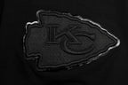 NFL KANSAS CITY CHIEFS TRIPLE BLACK T-SHIRT POUR HOMME (TRIPLE NOIR)