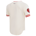 NFL KANSAS CITY CHIEFS RETRO CLASSIC T-SHIRT POUR HOMME (COQUILLE D'ŒUF/ROUGE)