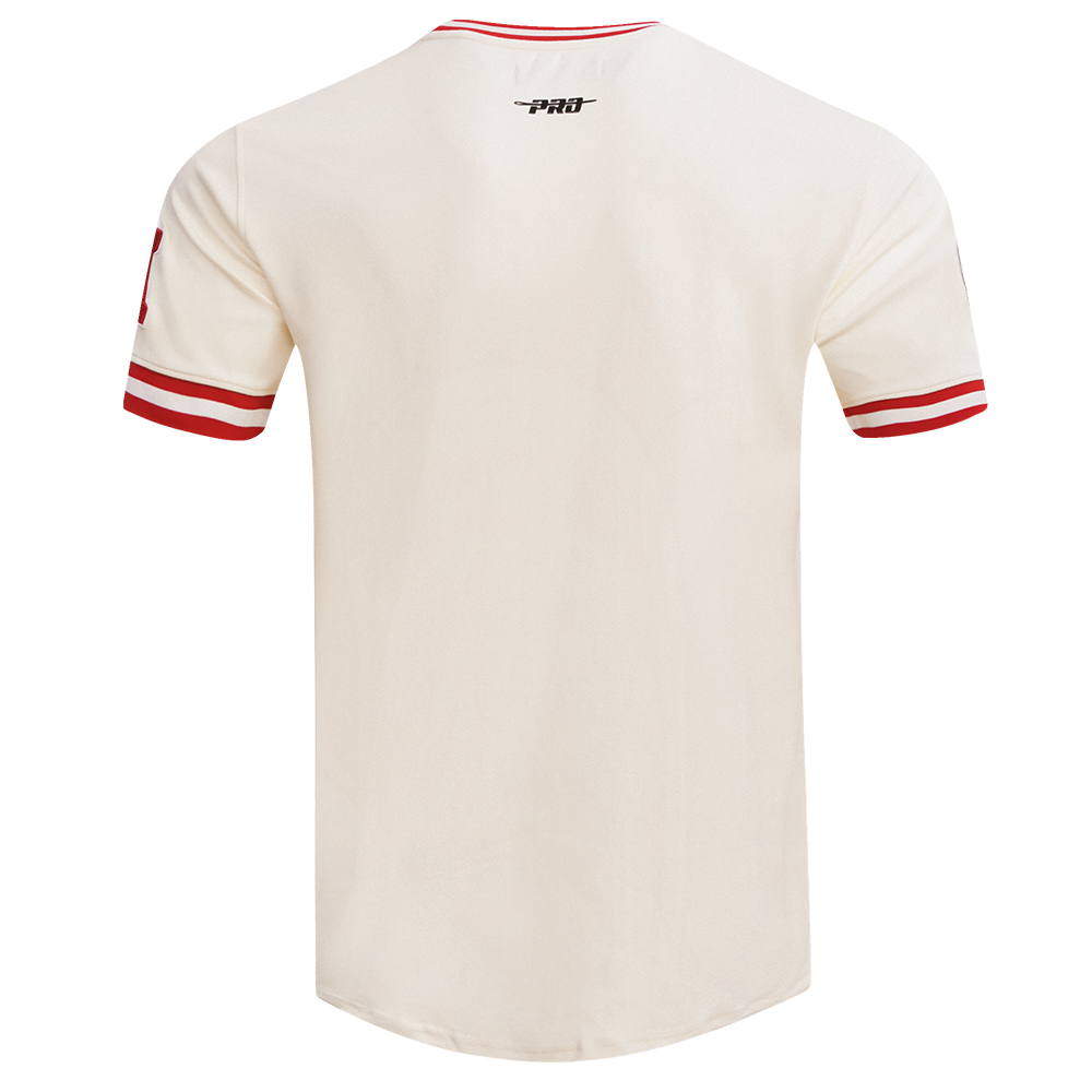 NFL KANSAS CITY CHIEFS RETRO CLASSIC T-SHIRT POUR HOMME (COQUILLE D'ŒUF/ROUGE)