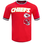 NFL KANSAS CITY CHIEFS RETRO CLASSIC T-SHIRT POUR HOMME (ROUGE/NOIR)