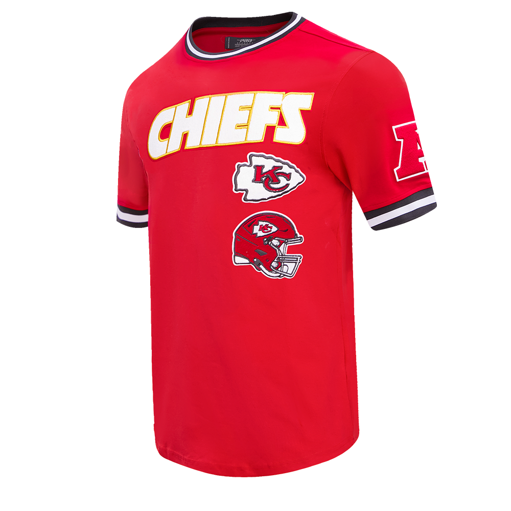 NFL KANSAS CITY CHIEFS RETRO CLASSIC T-SHIRT POUR HOMME (ROUGE/NOIR)
